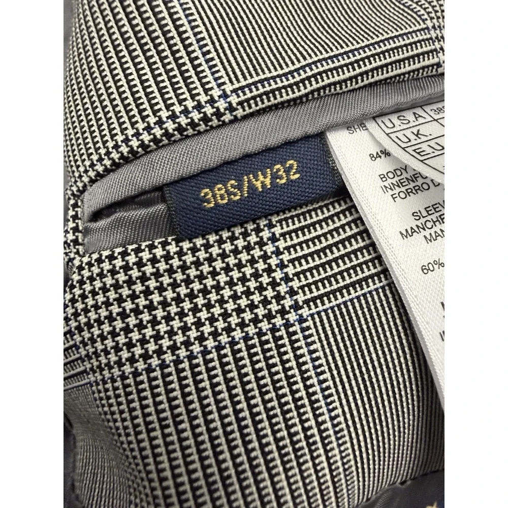 Brooks Brothers Vitale Barberis Canonico Blazer Jacket Wool Mens 38S Italy Gray